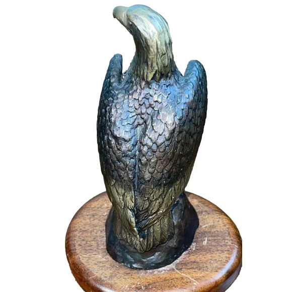 Wah Ming Chang listed Hawaii CA (1917-2003) Bronze Modernist American Eagle - Picture 3 of 12